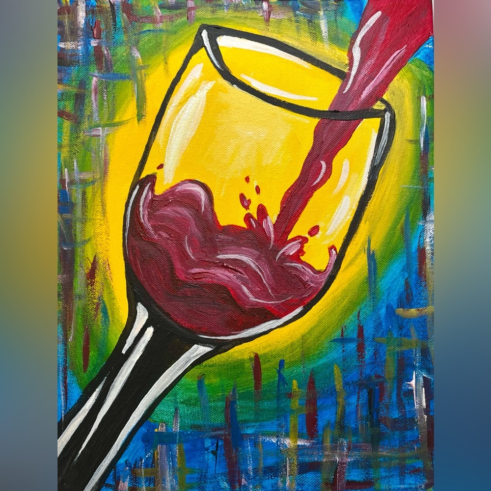 Handmade acrylic painting
